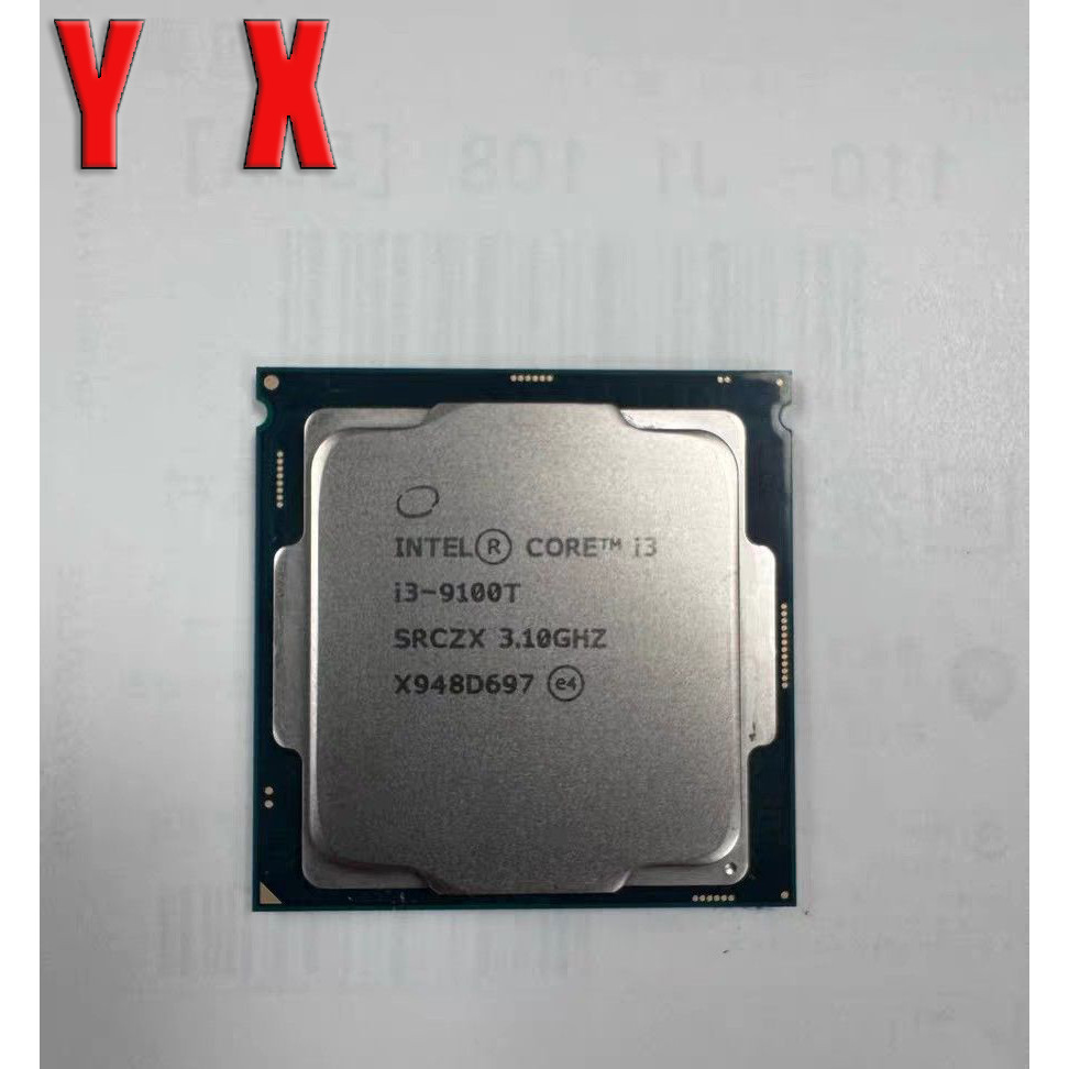 ใช้ Core i3-9100T LGA1151 CPU โปรเซสเซอร์ Quad Core 3.6GHz SRCZX 35W อัพเกรดเกม CPU คอมพิวเตอร์เดสก์