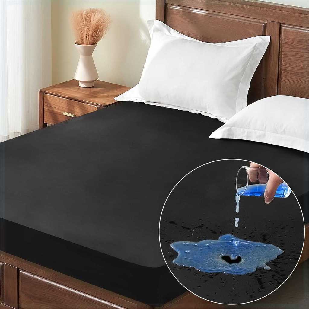 HILIFE ผ้าปูที่นอนกันน้ําธรรมดาทรงกลมกันลื่น - HL1