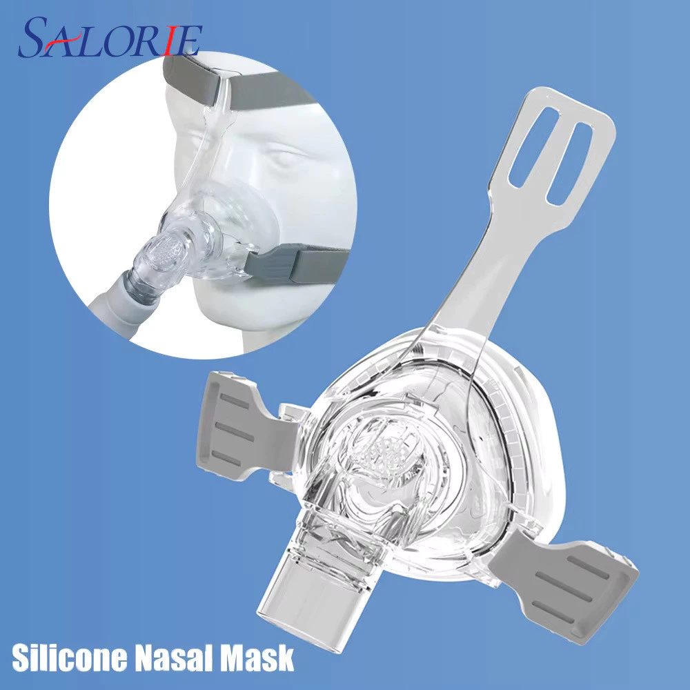 จมูก CPAP Mask Comfort Face Nose CPAP Mask Reusable Full Cover Mask อุปกรณ์เสริมสําหรับเครื่อง CPAP ส่วนใหญ่ Anti-snoring
