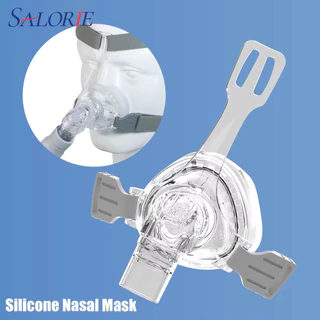 จมูก CPAP Mask Comfort Face Nose CPAP Mask Reusable Full Cover Mask อุปกรณ์เสริมสําหรับเครื่อง CPAP ส่วนใหญ่ Anti-snoring