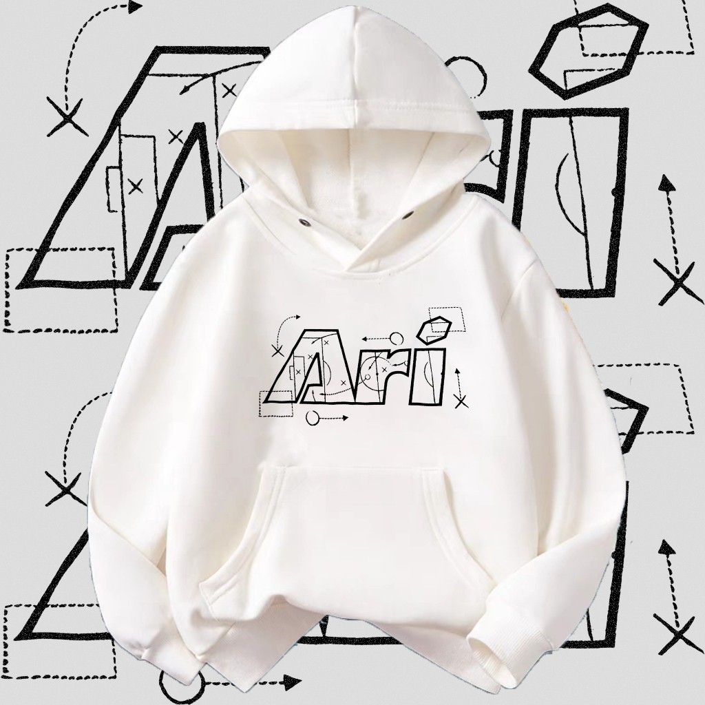 Ari Football child Hoodie ผ้าฝ้าย Ari รูปแบบ Hoodie ขนาด 120CM-150CM เด็ก Hoodie เนื้อผ้าสะดวกสบาย