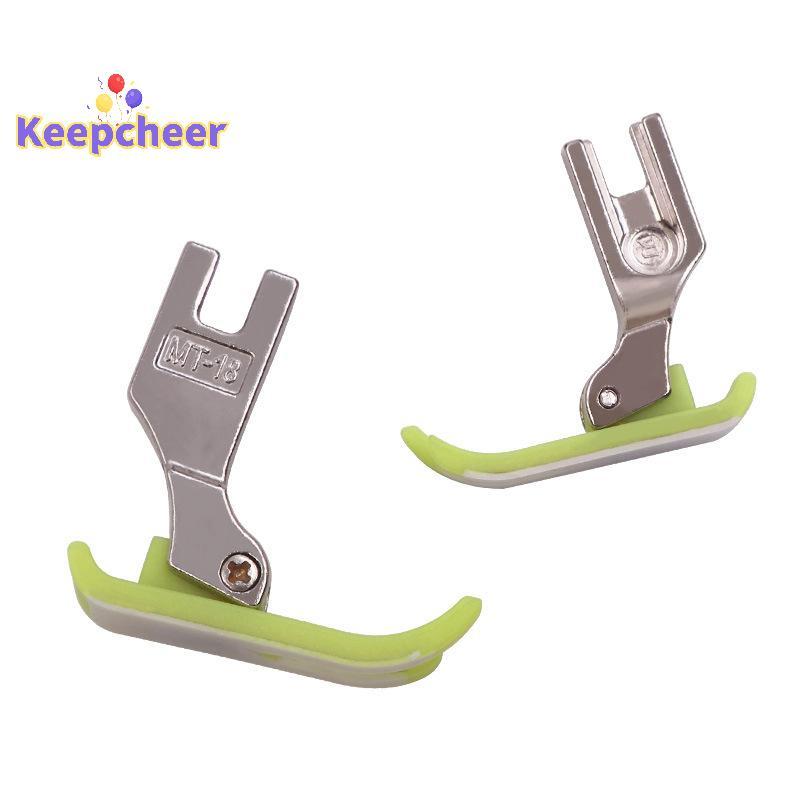 [Keepcheer] 1 Pc จักรเย็บผ้าอุตสาหกรรมพลาสติกแบน Presser เท้าหนังโฟมยาง MT-18 รุ่นสําหรับจักรเย็บผ้าอุตสาหกรรมแบน [ใหม่]
