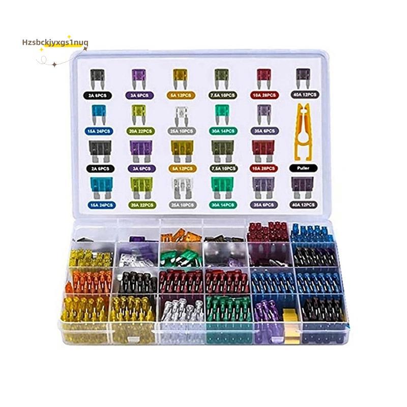 Hzsbckjyxgs1uq300pcs รถใบมีดฟิวส์ Assortment Kit รถบรรทุกรถยนต์ขนาดกลางฟิวส์ขนาดเล็กผสมรถจักรยานยนต์