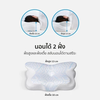 TEMPSoft หมอนGadget 3D ORTHOPEDICS Memory Foam Deep Sleep Pillow รองรับต้นคอ หลับลึกจริง