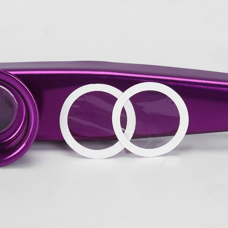 Kazoo ฟิล์มขลุ่ย Professional โลหะ kazoo kazoo ขลุ่ยกีตาร์ Ukulele Companion ชุดการ์ดขลุ่ยฟิล์มขลุ่ย