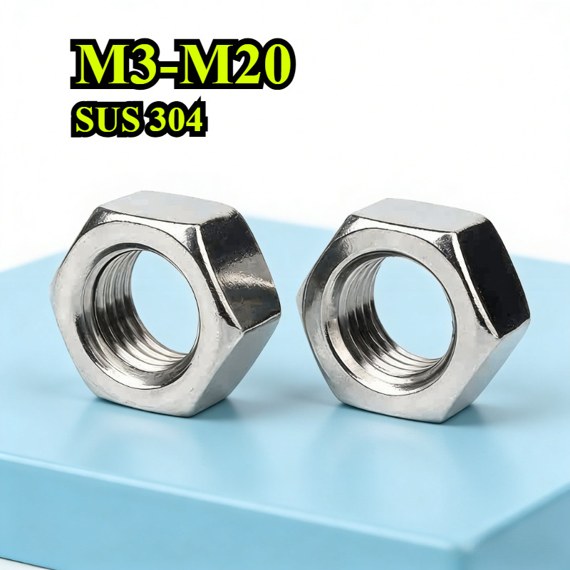 [ZQ-R] น็อตเกลียวถอยหลังสแตนเลส 304 M3/M4/M5/M6-M20