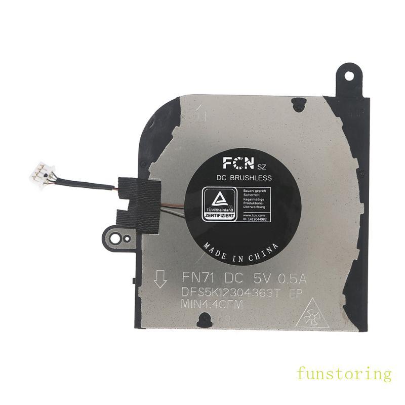 FUN หม้อน้ําแล็ปท็อป CPU พัดลมระบายความร้อนด้วยอากาศสําหรับ Dell Latitude 5420 0HX40M Series