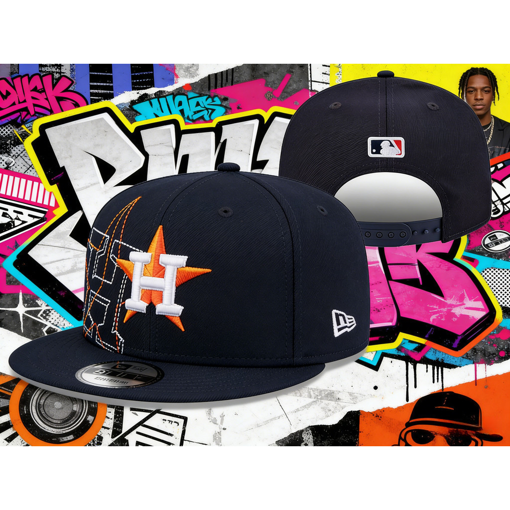 AAคุณภาพดียุคใหม่Houston AstrosFull on the aurabaseball caps for men9FORTYLadys fedora hatCasualVers