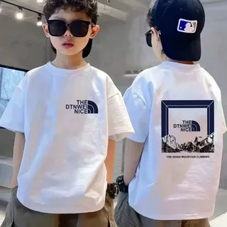 [จัดส่งภายใน 24 ชั่วโมง] เสื้อยืดเด็ก / ผ้าฝ้ายแท้ / ลายพิมพ์ย้อนยุคสไตล์เกาหลี / ขนาดสำหรับเด็กอายุ 1-12 ปี