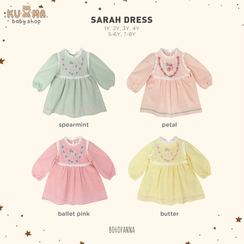 BOHOPNA - SARAH DRESS - CHILDRENS DRESS 2673 Raya