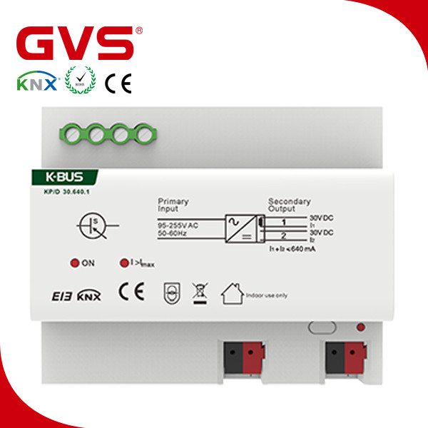 100% ใหม่ 2017 คุณภาพดีโรงงานราคา KNX GVS K-Bus Smart Home ระบบควบคุมอัตโนมัติ 30V 640mA 1.3A Knx/ei