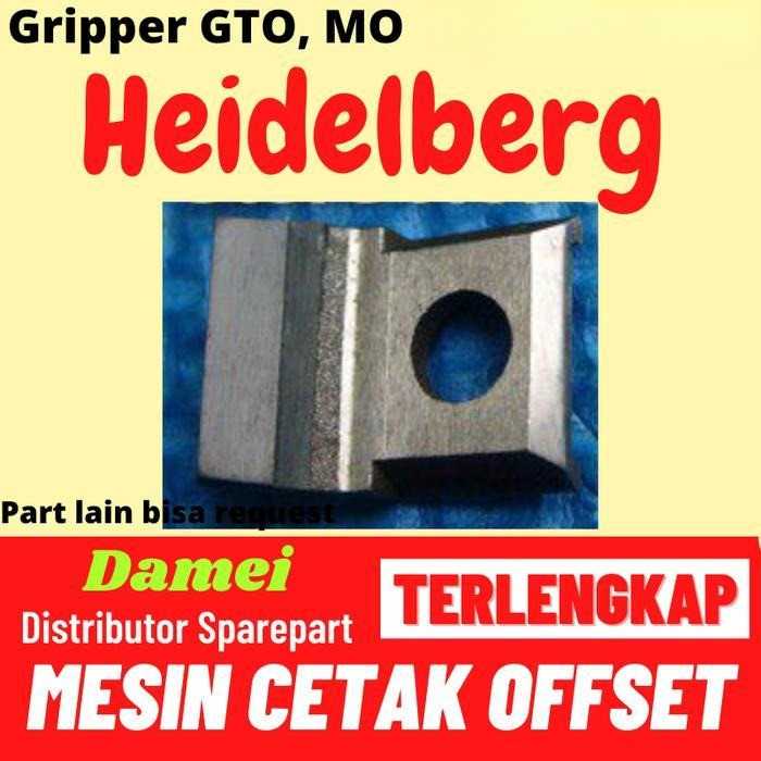 MESIN HEIDELBERG GRIPPER SPARE PART OFFSET PRINTING MACHINE GTO MO URETHAN