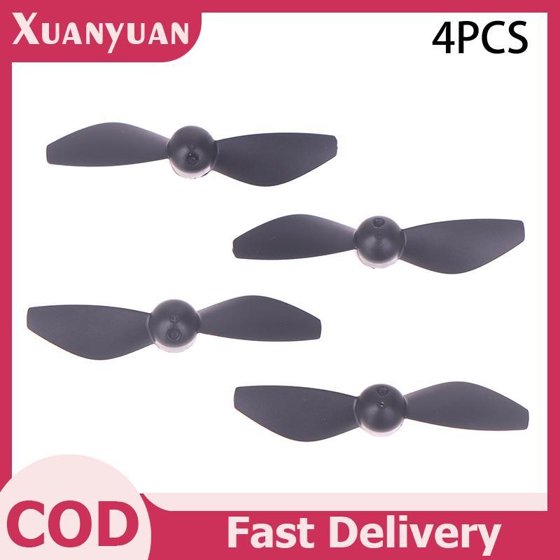 XUAN 4PCS เครื่องบินอะไหล่ใบพัดใบมีด V66 I1 Pro CZ06 Mini GT3 RC อะไหล่ใบพัด TH