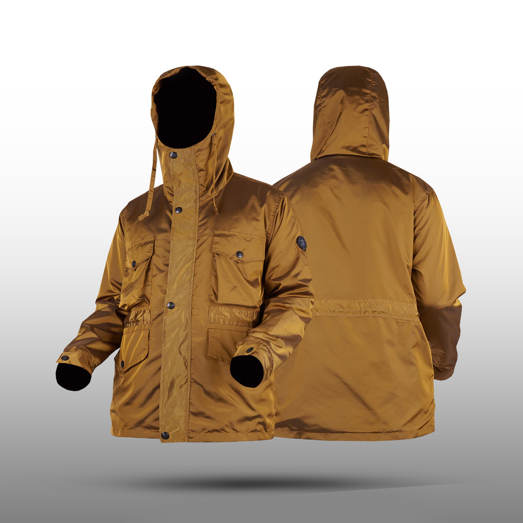 BBTU JACKET - PARKA COLLAR BROWN