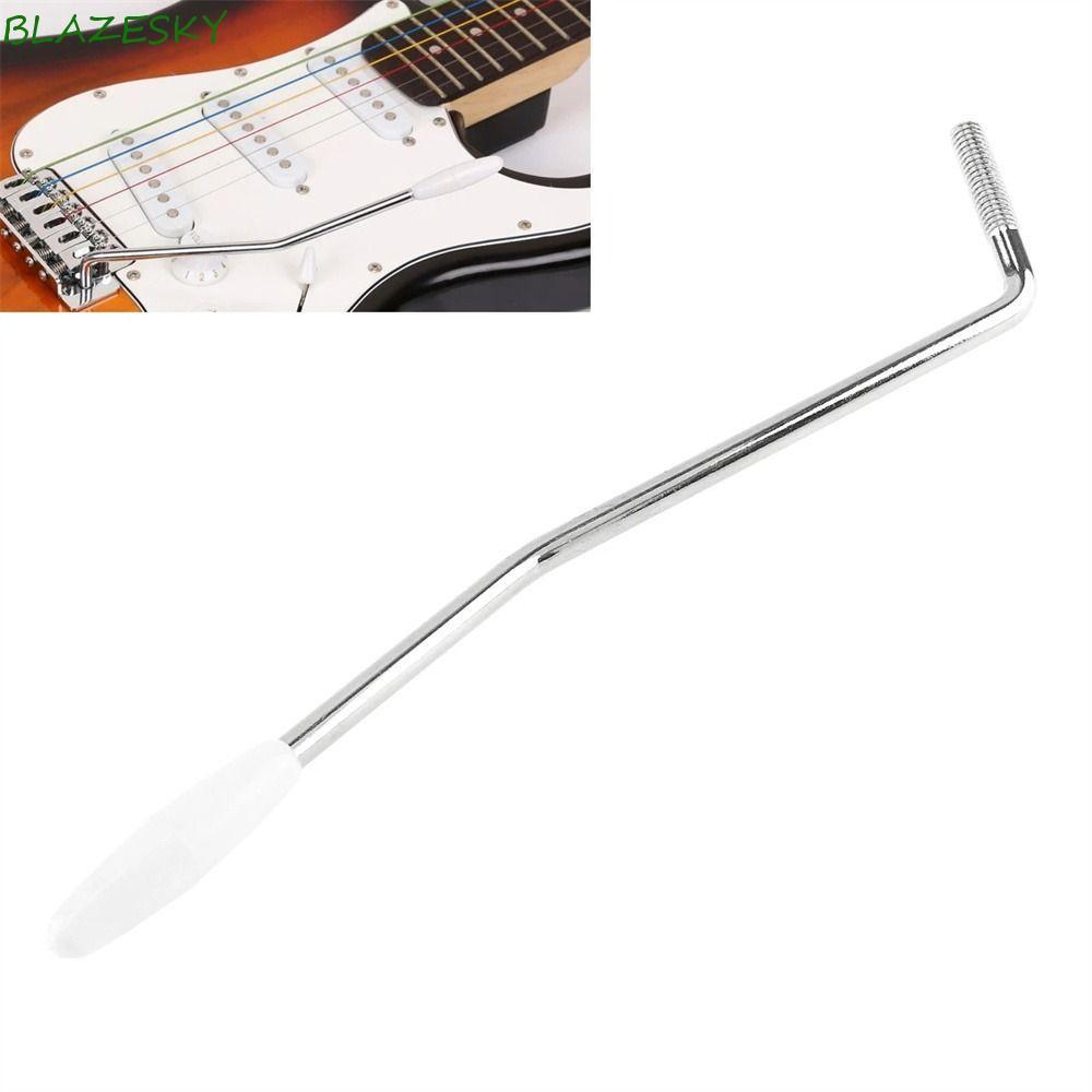 BLAZESKY กีตาร์ไฟฟ้า, 5 มม./6 มม.เดี่ยว-shake Tremolo Arm กีตาร์,ใช้งานง่ายสีดํา/สีขาว Crank Handle Tremolo ระบบ Whammy Bar เพลงงานอดิเรก