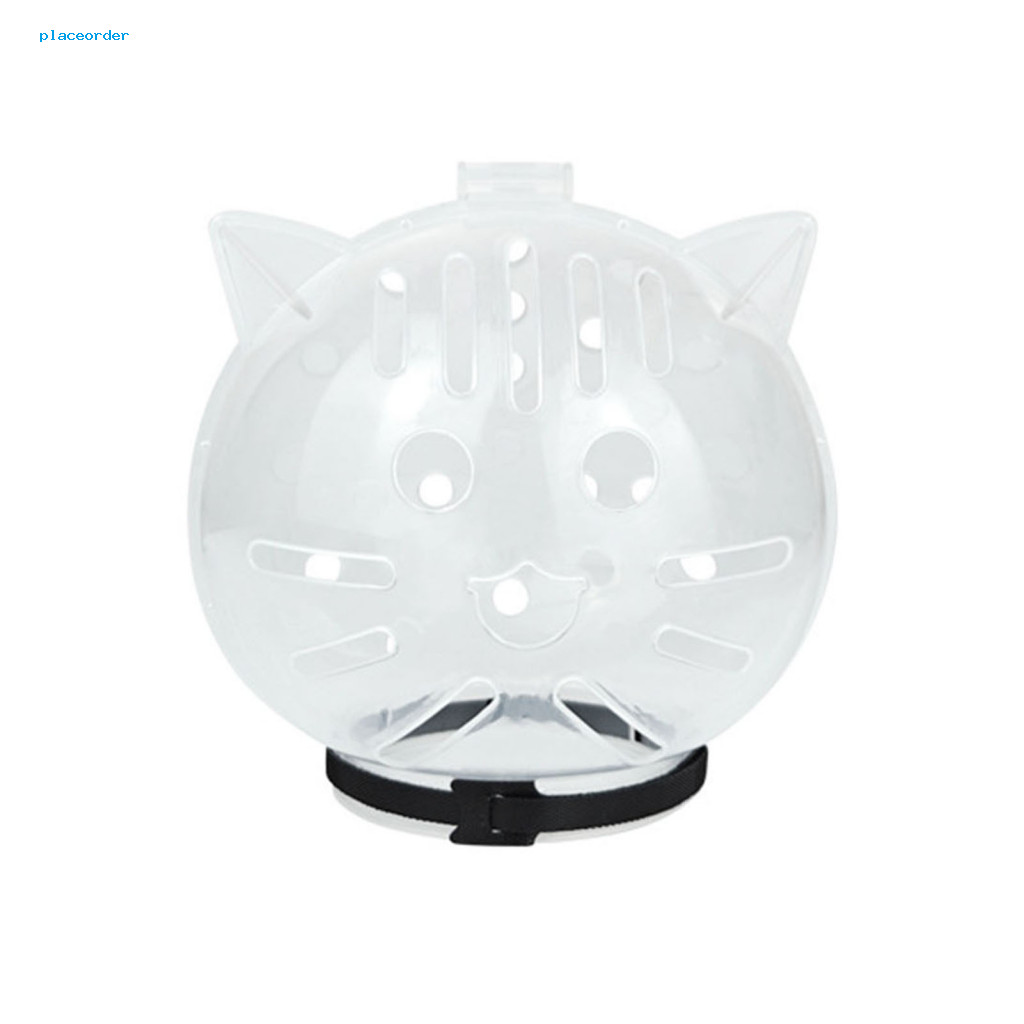 [PO] Cat Stress Reduction Muzzle Cat Grooming Muzzle Cat Bubble Muzzle โปร่งใส Breathable ลูกแมว Hoo