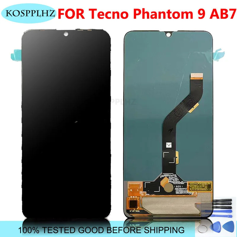 TFT คุณภาพ None ลายนิ้วมือสําหรับ Tecno Phantom 9 Phantom9 AB7 จอแสดงผล lcd Touch Screen Digitizer A