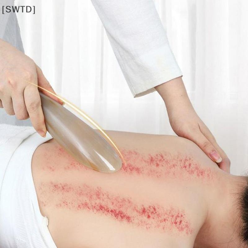 [SWTD] 1PC ธรรมชาติ Buffalo Horn ไม่มีความเครียด Guasha เครื่องมือนวดฝังเข็ม SPA Therapy Gua Sha นวดขูด Board null ราคา ถูกที่สุด ดีลบีเคเค แกลเลอรีภาพที่ 6