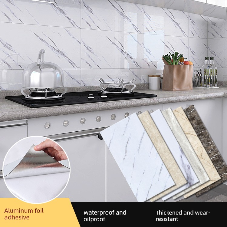 ตกแต่งห้อง wallpaper ติดผนัง สติกเกอร์ติดผนังนุ่มสติกเกอร์พื้นกันน้ำตกแต่งห้องน้ำห้องครัวห้องนอนบ้าน