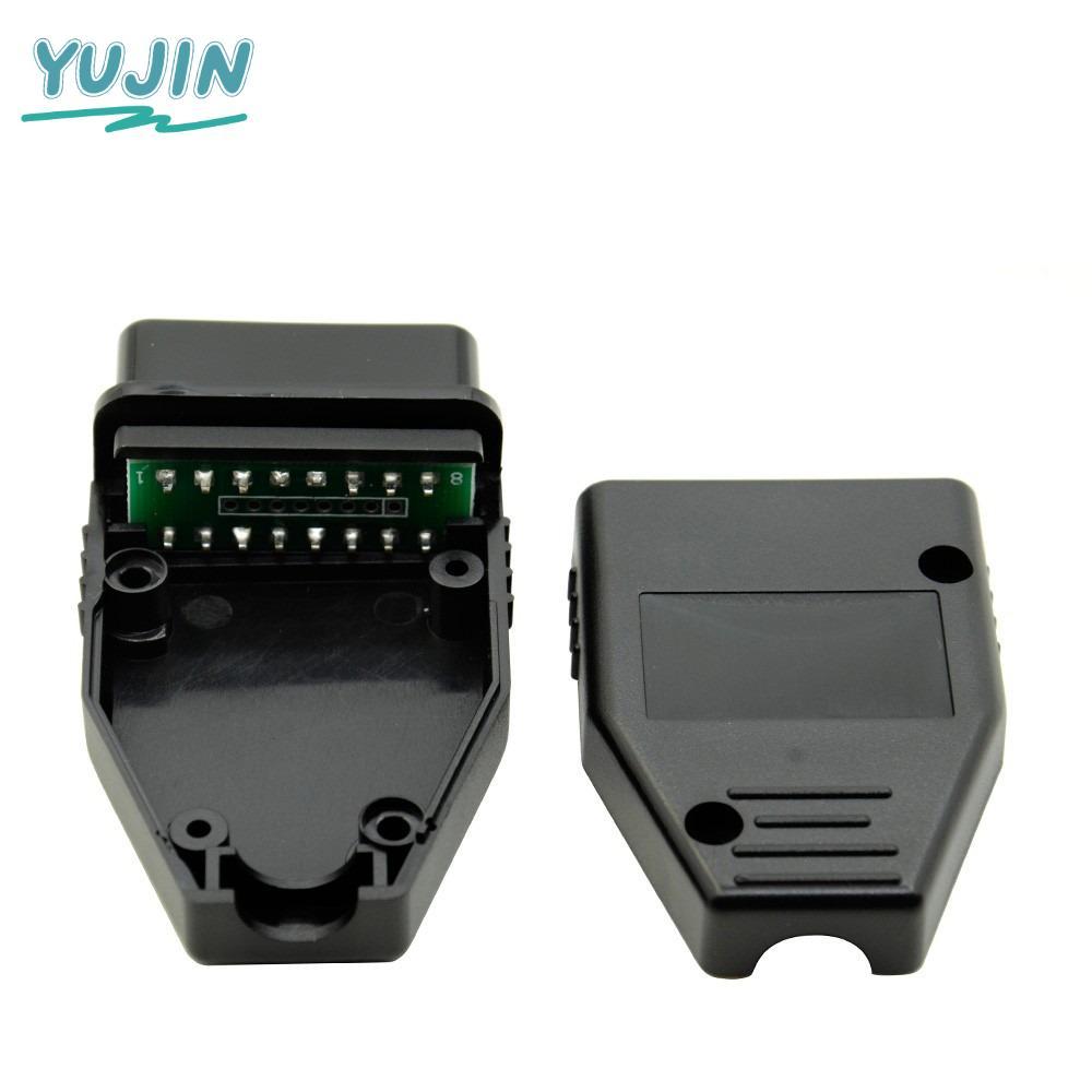 YUJIN OBD2 Connector Universal DIY อะไหล่ทดแทน OBD ปลั๊กชาย