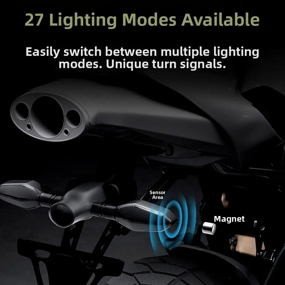 2 ชิ้นรถจักรยานยนต์ LED ไฟแสดงสถานะ Universal Amber ไหล Blinker DRL กระพริบโคมไฟ ราคา ถูกที่สุด ดีลบีเคเค แกลเลอรีภาพที่ 3