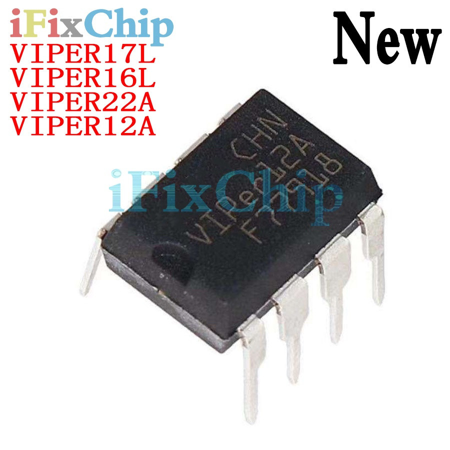 5 ชิ้น VIPER12 VIPER22 VIPER12A VIPER22A VIPER16L VIPER17L DIP-8 ชิป ic
