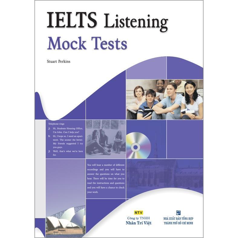 หนังสือ - IELTS Listening Mock Test (พร้อมซีดี) - Nhan Tri Viet