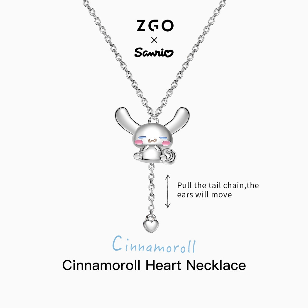 สร้อยคอยี่ห้อ ZGO x Cinnamoroll สไตล์เฉพาะตัว พร้อมมอบเป็นของขวัญวันเกิด