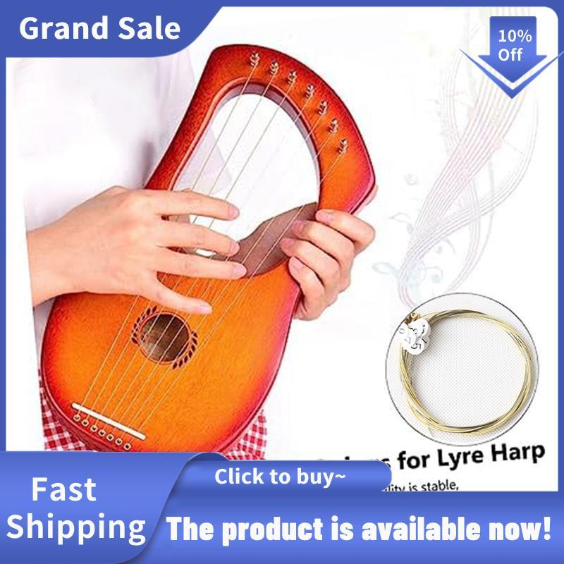 ชุดชิ้นส่วนทดแทนสาย Lyre Harp 16 ชิ้นสําหรับ Lyre Harp