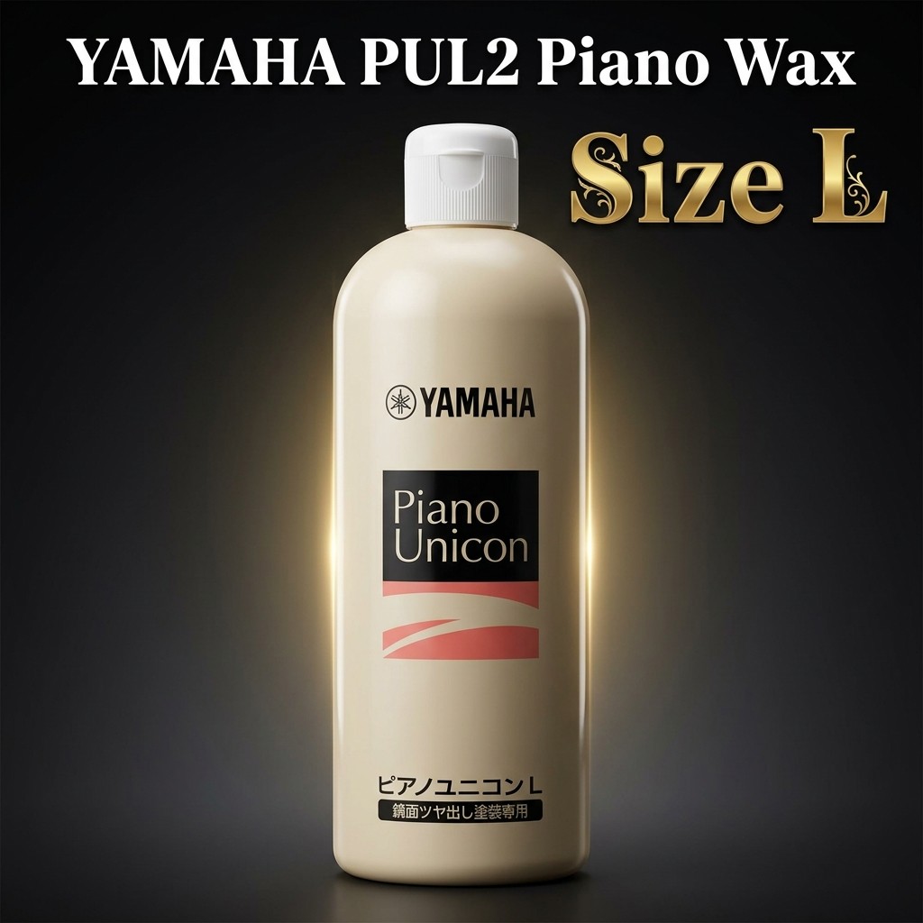 YAMAHA PUL2 Piano Wax Piano Unicorn Mirror Finish Polish for Piano Coated Surfaces, Size L, Yamaha