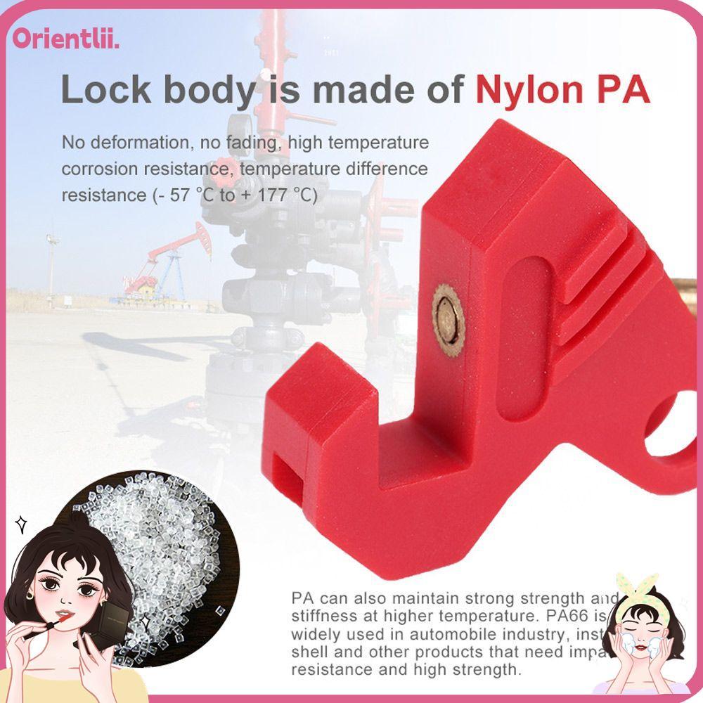 ORIENTTK Lockout ทองแดงทนทานไนลอน Circuit Breaker Lockout