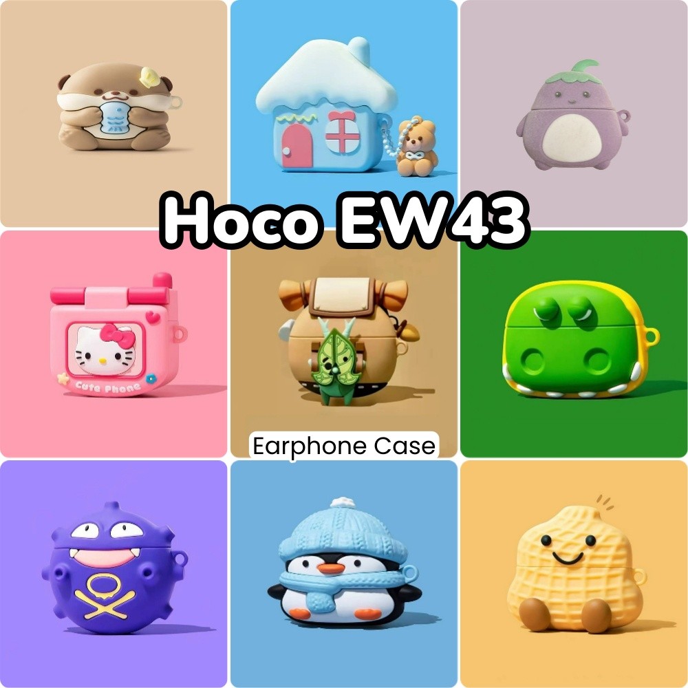 imamuraFor Hoco EW43 Casing Case Soft Silicone Headphone Case Super Cool Cartoon NO.8