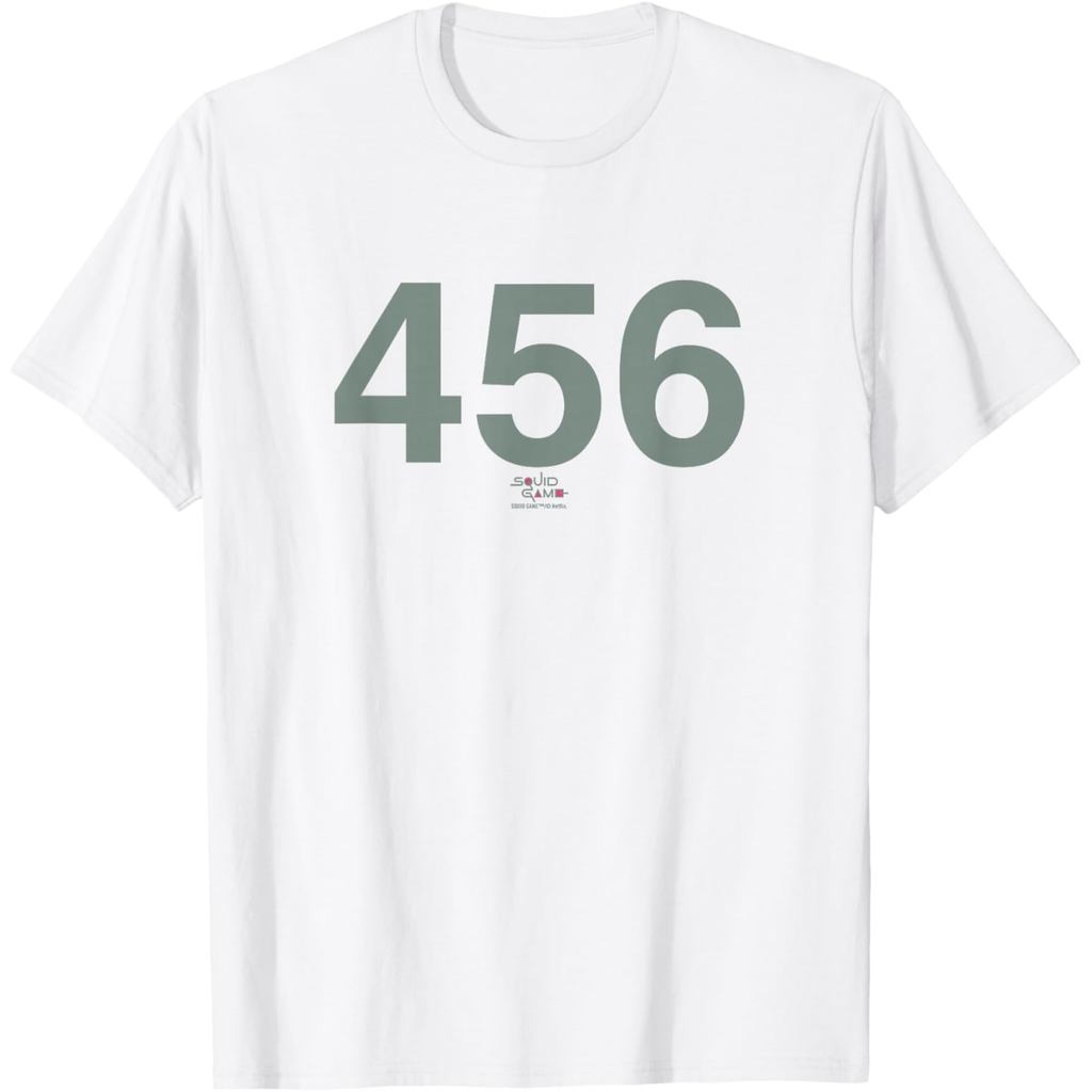เสื้อยืดลิขสิทธิ์แท้ Squid Game ตัวละคร 456