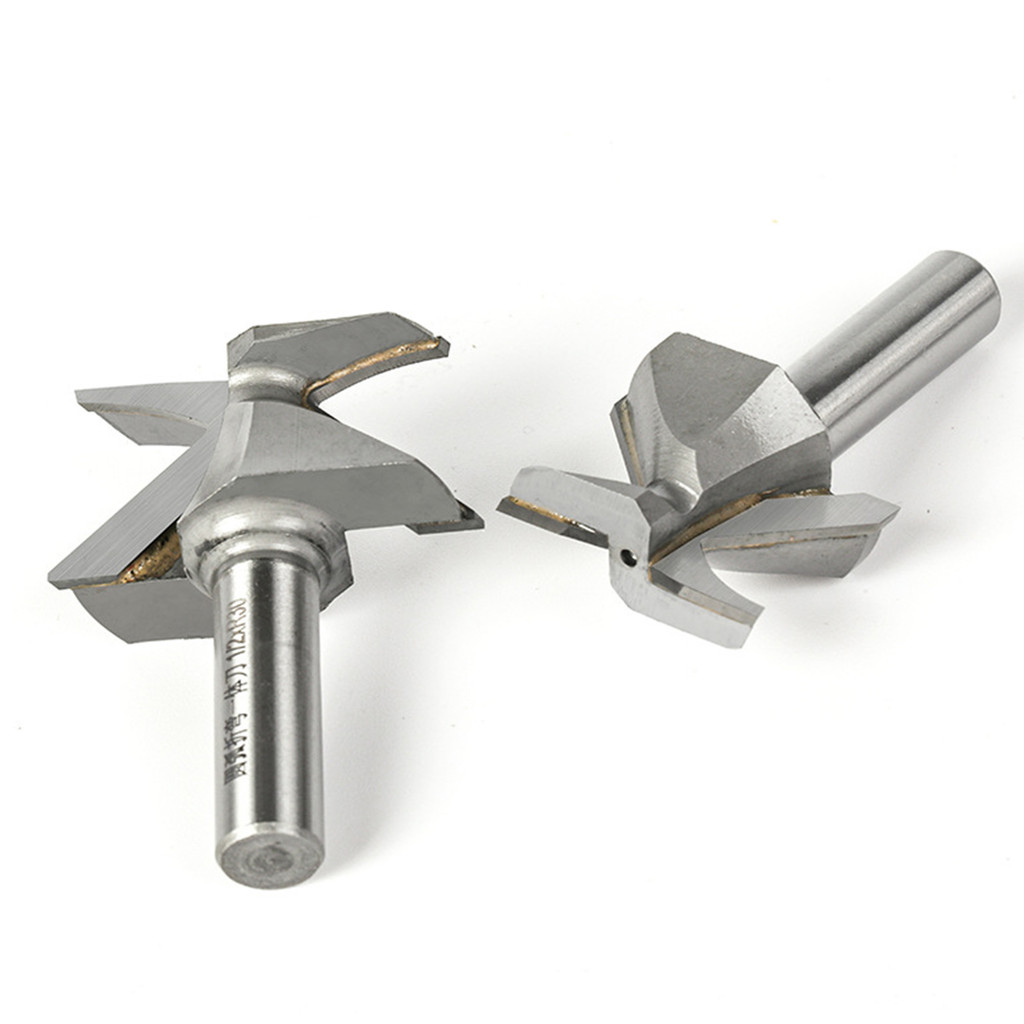 ⭐️จัดส่งในพื้นที่⭐️ ร10/18/30 1/4" และ 1/2" ​Shank Woodworking Router Bit,Tongue and Groove Router B