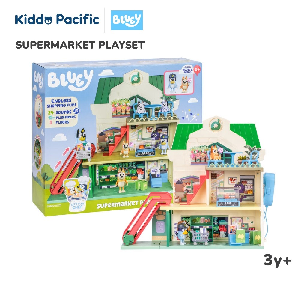 BLUEY SUPERMARKET PLAYSET ของเล่นเพลย์เซ็ต