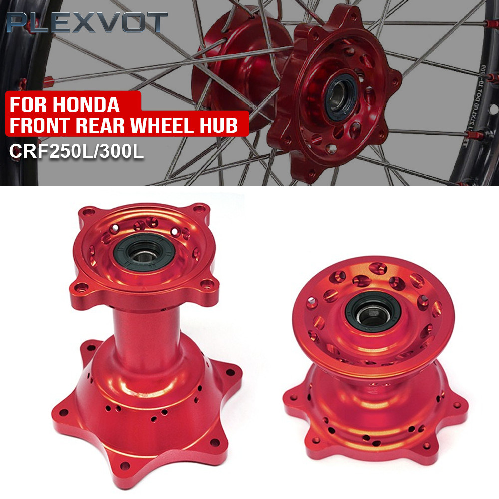 CRF250L/300L รถจักรยานยนต์ด้านหน้าด้านหลังล้อ Hub CNC อลูมิเนียมสําหรับ Honda CRF250L CRF300L CRF 25