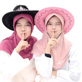 Bergo Pet Tebal Alana Bergo Jersey Premium Ukuran M-Tiebymin