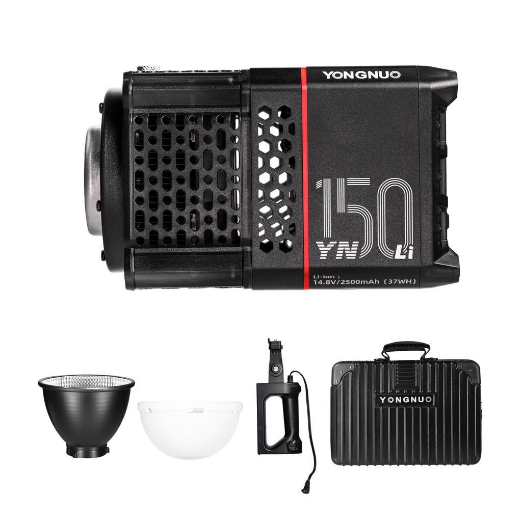 YONGNUO YN150Li แบบพกพา 150W LED Video Light การถ่ายภาพเติม 3200K-5600K COB สตูดิโอแบตเตอรี่ 2500mAh