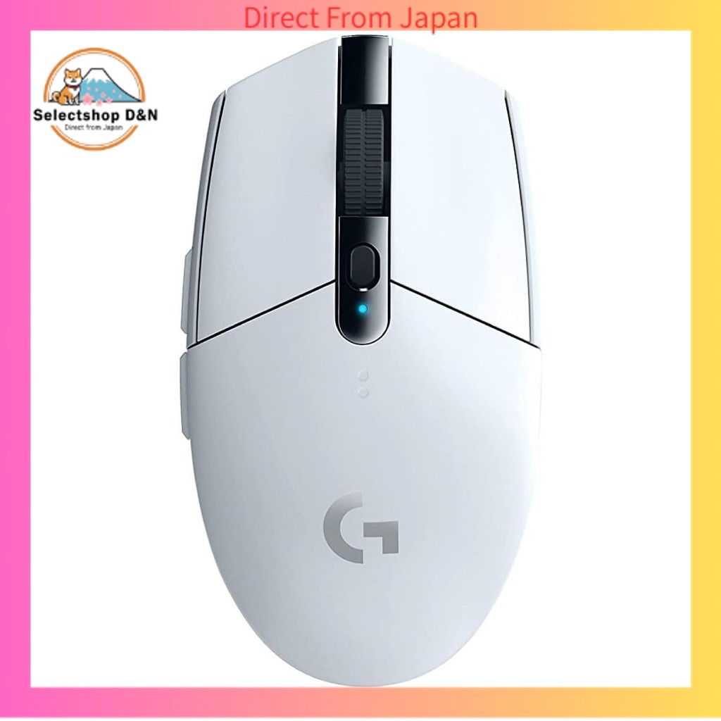 Logitech G Gaming Mouse G304 LIGHTSPEED Wireless Gaming Mouse G304rWH Lightweight 99g HERO 12K Senso