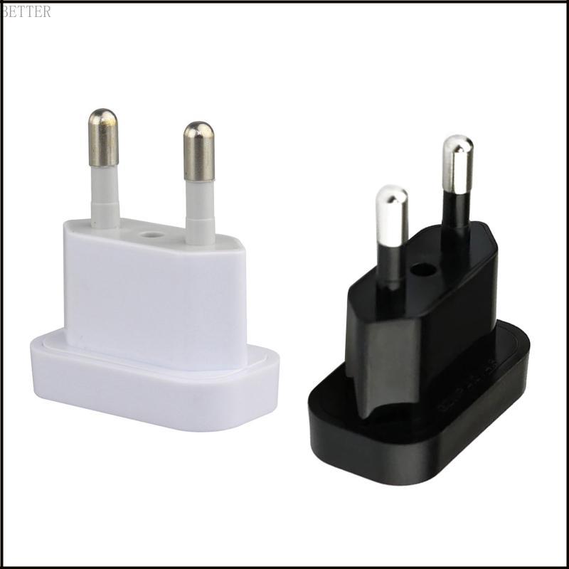 250V US To EU Plug Adapter Converter American EU Europe Travel Power Adapter