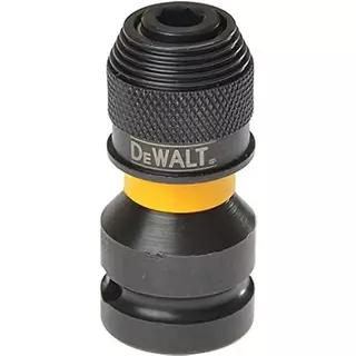 DEWALT DT7508 1/4 "Hex ถึง 1/2 "Square Impact ประแจอะแดปเตอร์สําหรับประแจผลกระทบเครื่องมือไฟฟ้าอุปกรณ์เสริม