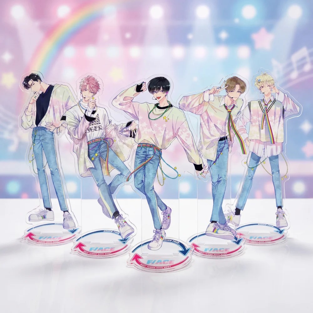 Standee อะนิเมะ Tamons B-Side Mica อะคริลิครุ่น 15 ซม.โต๊ะศึกษาตกแต่ง Tamon Fukuhara Utage Kinoshita พัดลมของขวัญ