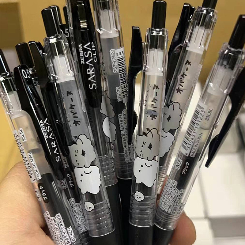ZEBRA ZEBRA Limited ปากกาเจลผีน้อยน่ารักปากกากดสีดําการ์ตูนรุ่น 0.5