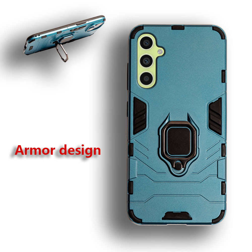 เกราะทหารสําหรับ Samsung Galaxy A14 A34 A54 5G 4G SM-A546 SM-A346 Kickstand ป้องกันเคสโทรศัพท์แหวนแม่เหล็ก Heavy Duty กันกระแทกผิว