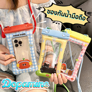 ซองกันน้ำมือถือ หน้าจอสัมผัสใช้ได้ โปร่งใส คล้องคอ แบบหนาทนท…