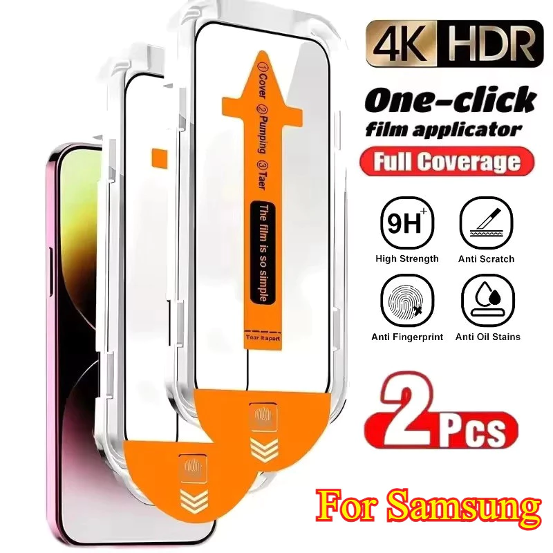 2PCS ฟิล์มกระจก สําหรับ Samsung A57 A17 A07 A56 A37 A27 A06 A16 A15 A55 A35 A36 A05 A54 A53 A12 A25 A24 S25 Ultra S24 FE