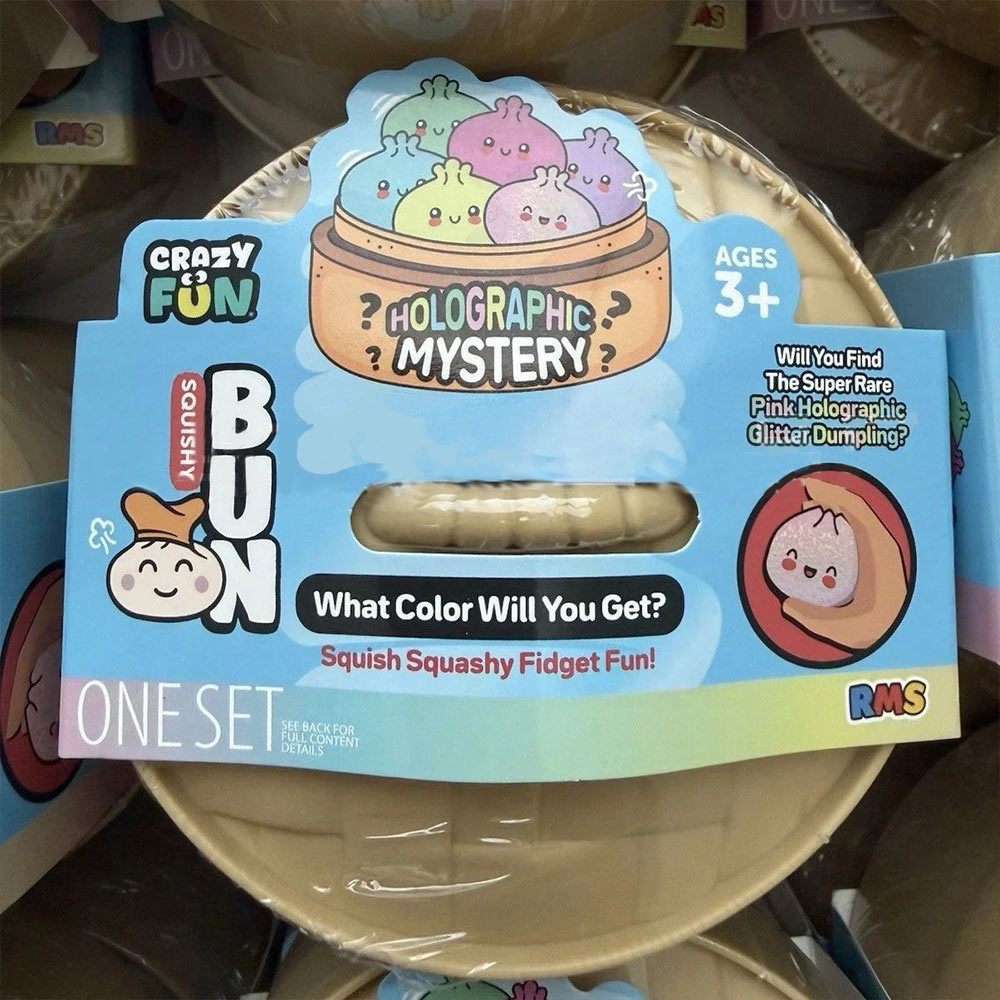 Crazy Fun Squishy Bun Viral Rainbow Mystery Dumpling