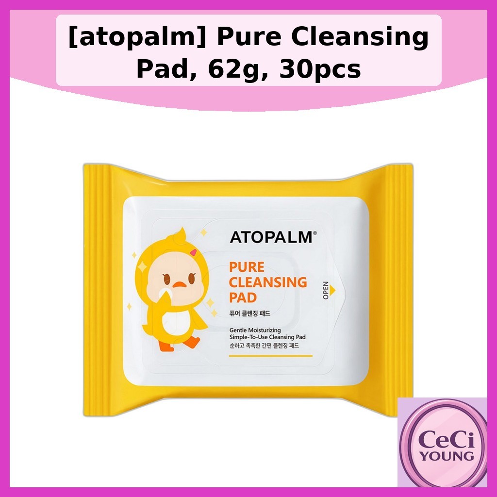 [atopalm] Pure Cleansing Pad, 62g, 30pcs / Korean Cleansing Pad / Gentle Makeup Remover / ของแท้ 100