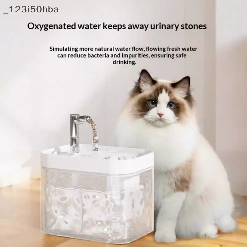 HBA เครื่องจ่ายน้ำอัตโนมัติสำหรับสัตว์เลี้ยง 1.5 ลิตร thumbnail 5