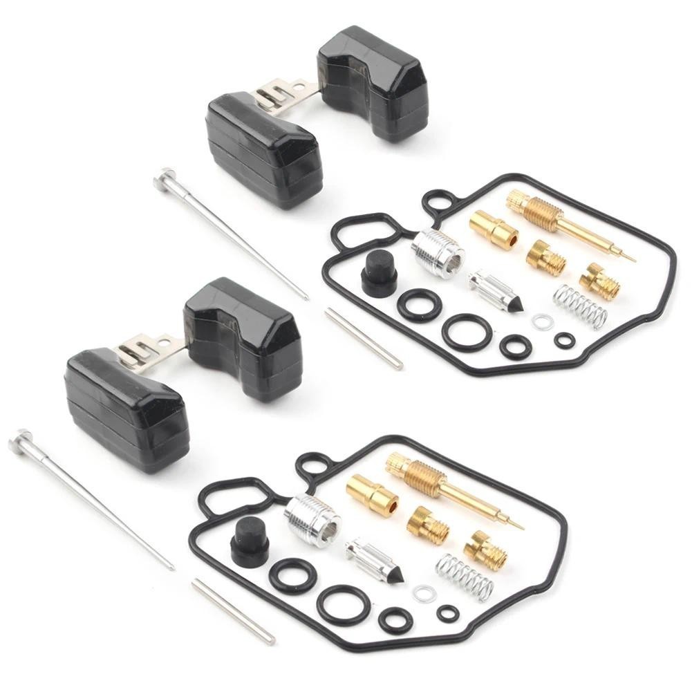 2 ชุดรถจักรยานยนต์คาร์บูเรเตอร์การ์ด Rebuild Repair W/ลอยชุดสําหรับHonda CX500 GL500 1978 1979 GX GL